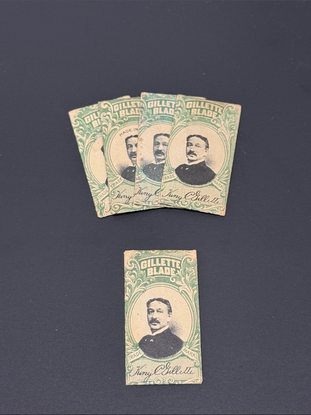 Vintage King Gillette Safety Razor Blade Antique Shaving Vanity Canada